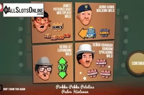 Intro screen. Rampen Rytmikäs Riemuriihi from PAF