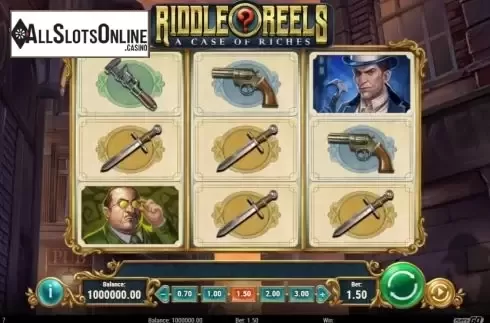 Reel Screen. Riddle Reels from Play'n Go