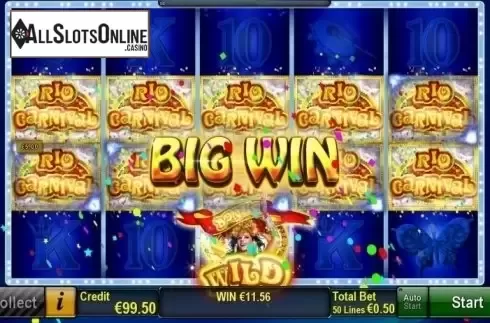 Big win. Rio Carnival from Novomatic