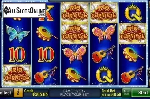 Screen2. Rio Carnival from Novomatic