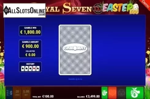 Gamble. Royal Seven XXL Easter Egg from Gamomat