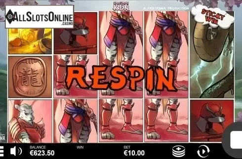 Respin screen 2. Samurai Ken from Fantasma Games
