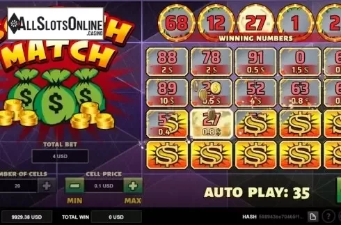 Win screen 1. Scratch Match from Evoplay Entertainment