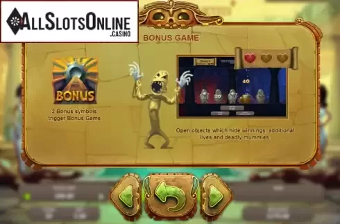 Paytable 3. Secret Of Nefertiti from Booongo