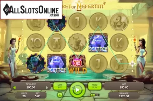 Win Screen2. Secret Of Nefertiti from Booongo