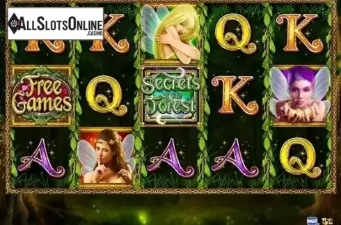 Game Workflow screen. Secrets Of The Forest from High 5 Games