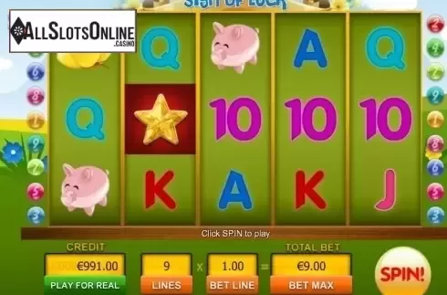 Reel screen. Sign of Luck from Viaden Gaming