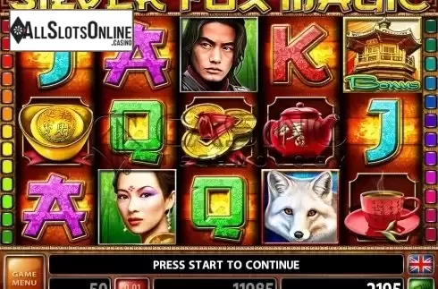 Screen2. Silver Fox Magic from Casino Technology