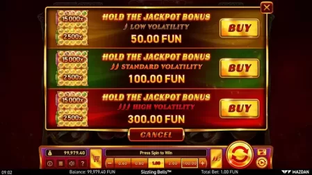 Sizzling Bells™ slot screenshot 3