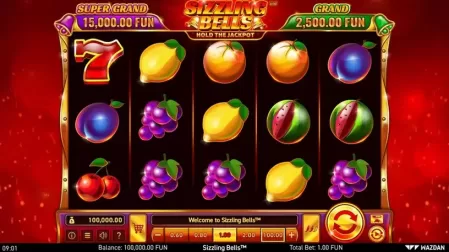 Sizzling Bells™ slot screenshot 1