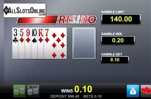 Risk game screen