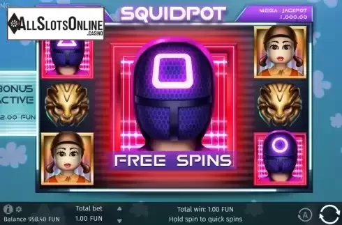 Free Spins screen 2