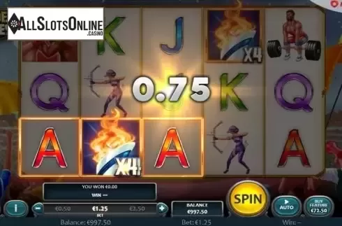 Win screen 1. The Golden Games from Nucleus Gaming