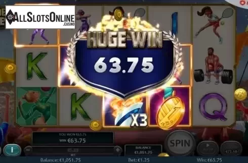 Win screen 2. The Golden Games from Nucleus Gaming