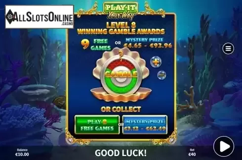 Free games screen