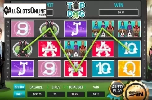 Win screen 2. Top Dog from Arrows Edge