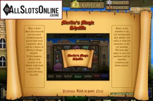 Screen6. Treasures of King Arthur from Cozy