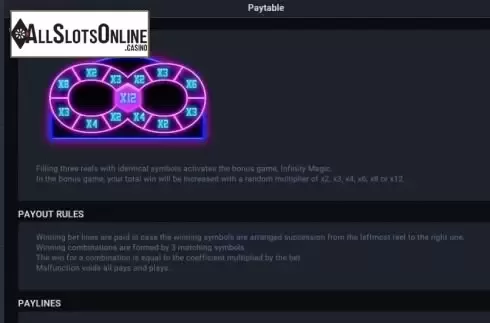 Paytable 3