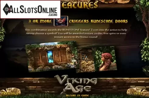 Paytable 2. Viking Age from Betsoft