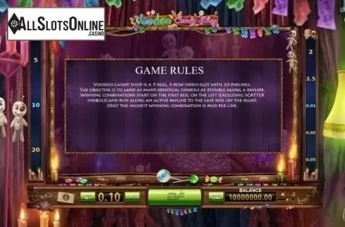 Screen3. Voodoo Candy Shop from BF games