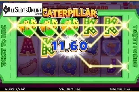 Caterpillar screen 2. Wilbur's Wild Wonderland from CORE Gaming