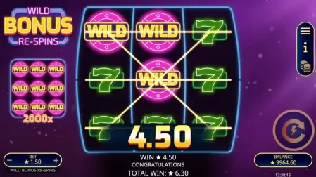Wild Bonus Re-Spins slot screenshot 4