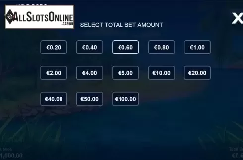 Select total bet. Wild Dodo from Side City