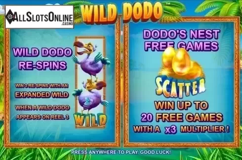 Screen2. Wild Dodo from Side City