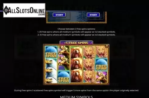 Choose FS feature screen
