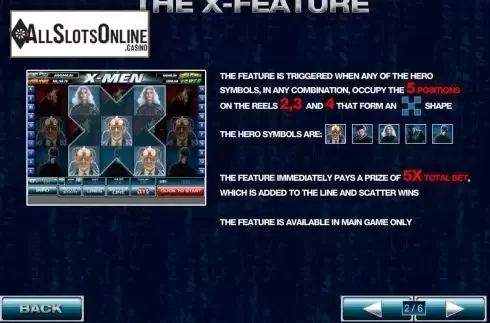 Screen4. X-Men from Playtech