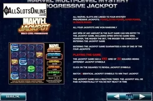Screen8. X-Men from Playtech