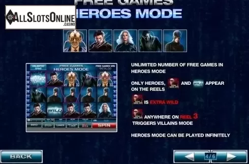 Screen6. X-Men from Playtech