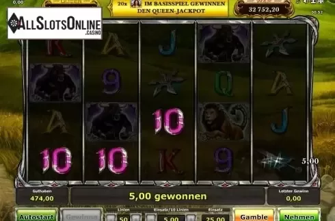 Win. Zenia Queen of War from Greentube