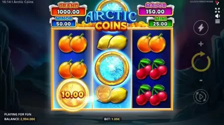 Arctic Coins: Running Wins slot screenshot 2