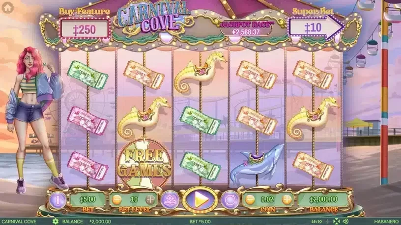 Carnival Cove slot screenshot 1