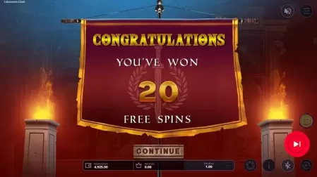 Colosseum Clash slot screenshot 3