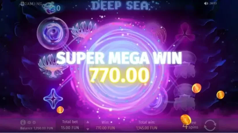 Deep Sea slot screenshot 4