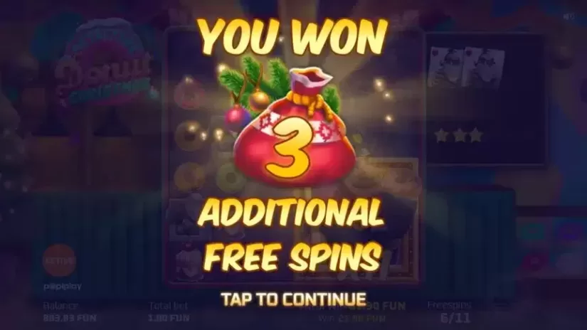 Detective Donut Christmas slot screenshot 5