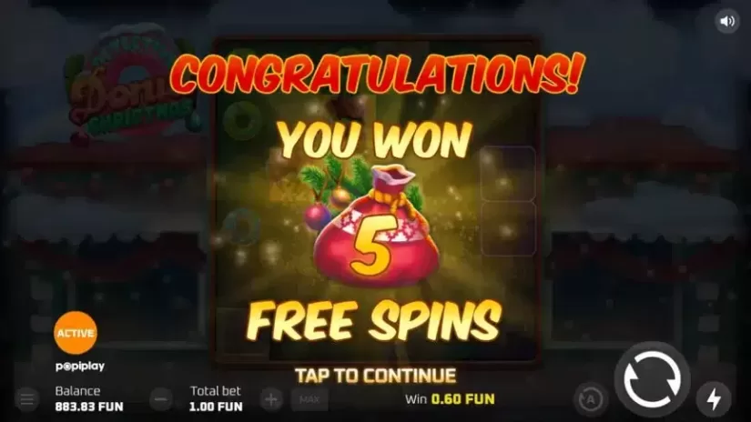 Detective Donut Christmas slot screenshot 3