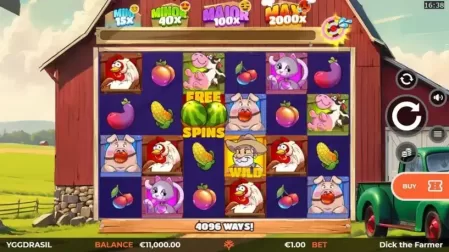 Dick The Farmer slot screenshot 1