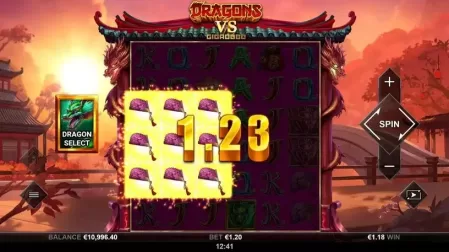 Dragons vs GigaBlox slot screenshot 2
