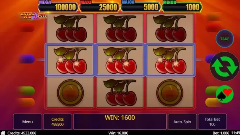 Extra Win X Pots slot screenshot 3