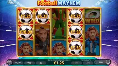 Football Mayhem slot screenshot 4