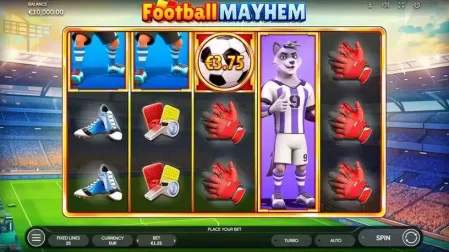 Football Mayhem slot screenshot 1