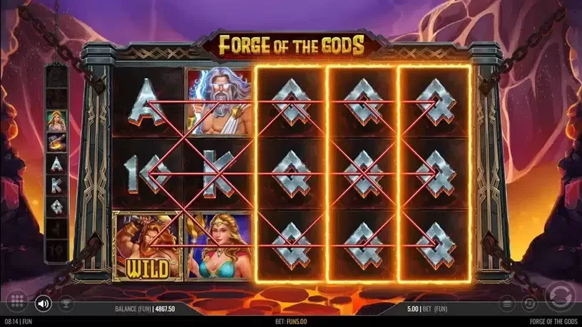 Forge of The Gods slot screenshot
