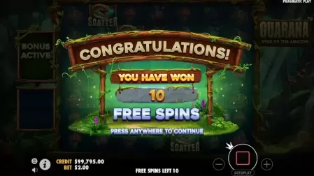 Guarana Eyes of the Amazon slot screenshot 4