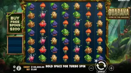 Guarana Eyes of the Amazon slot screenshot 1