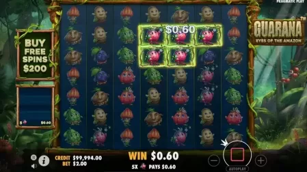 Guarana Eyes of the Amazon slot screenshot 2
