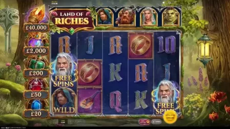 Land Of Riches slot screenshot 2