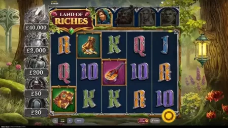 Land Of Riches slot screenshot 1